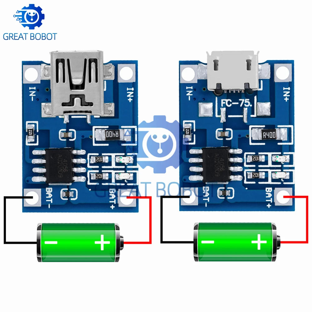 TP4056 USB 5V 1A Li-ion Battery Charger Module – Charging Board Battery Charger Module Axl