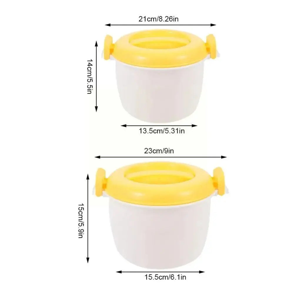 Microwave Rice Cooker & Steamer Pot – Veggie & Soup Cooker Microwave Rice Cooker Axl