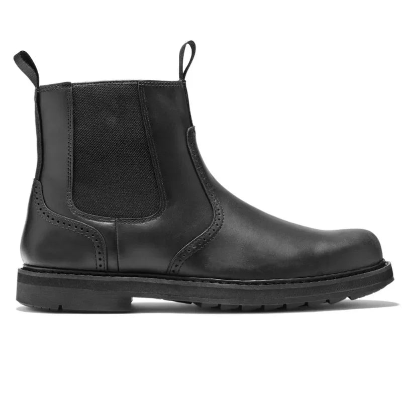 Men's Handmade Chelsea Ankle Boots | Sizes 39–48 | Zip Up Men's Chelsea Boots Axl