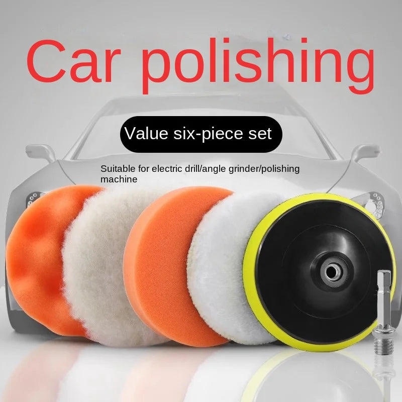 Car Polishing Sponge Pad Set – Drill Waxing & Buffing Kit Car Polishing Kit Axl