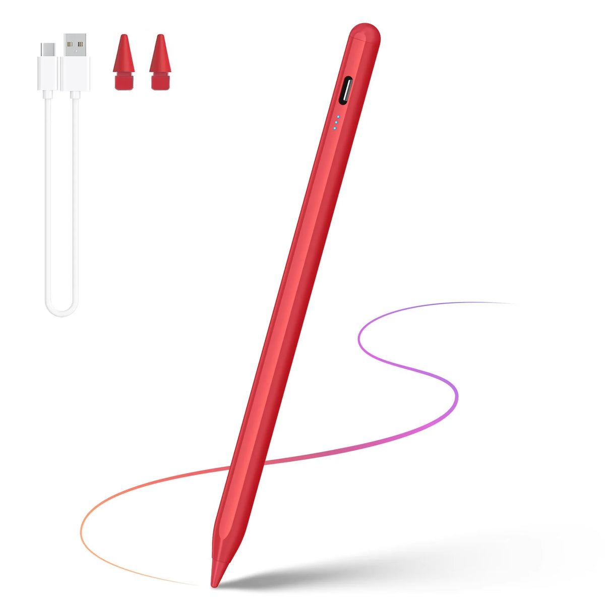 Universal Capacitive Stylus Pen – iOS Android Windows Capacitive Stylus Pen Axl ZP3-red