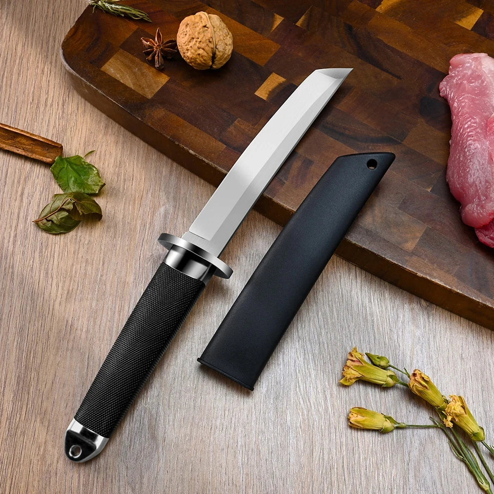 Samurai-Style Stainless Steel Kitchen Knife – Multipurpose Cleaver Kitchen Knife Axl knives