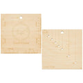 Wooden Cross Stitch Corner Gauge Template Set of 2 Embroidery Corner Gauge Axl AECH04-15772