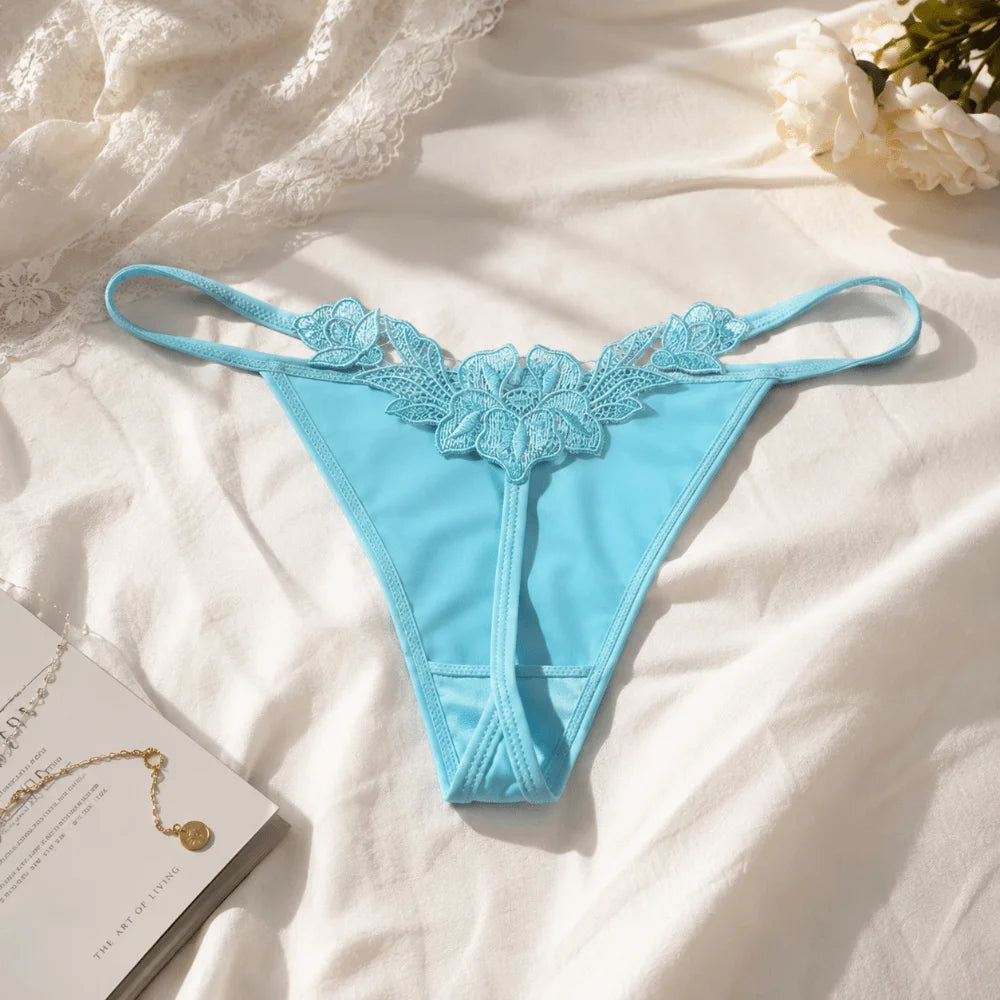 Women's Low Rise Lace Thong Panties – G-String Briefs Women's Thong Panties Axl