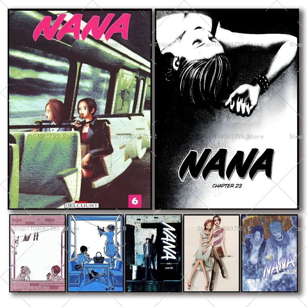 Classic Anime NANA Wall Poster – Self-Adhesive Waterproof Sticker Wall Art Poster Axl