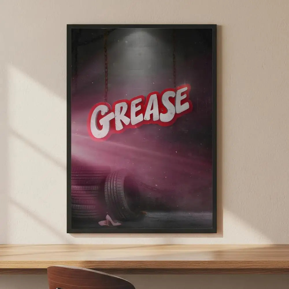 Grease Movie HD Art Poster – Self-Adhesive Wall Sticker Decor Movie Art Poster Axl White12 21X30cmNoframe