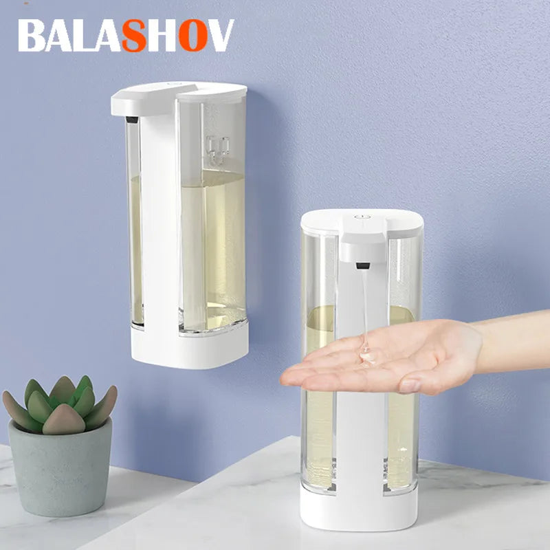 BALASHOV Touchless Sensor Soap Dispenser 500ml – USB-C Automatic Soap Dispenser Axl