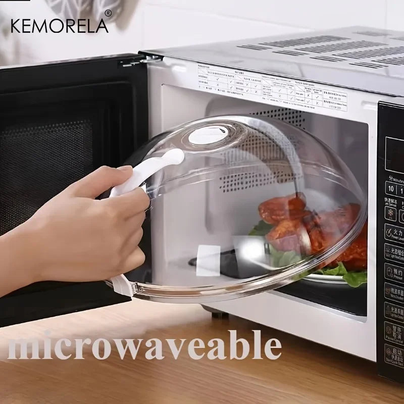 KEMORELA Microwave Food Splash Guard Cover with Steam Vent Microwave Food Cover Axl