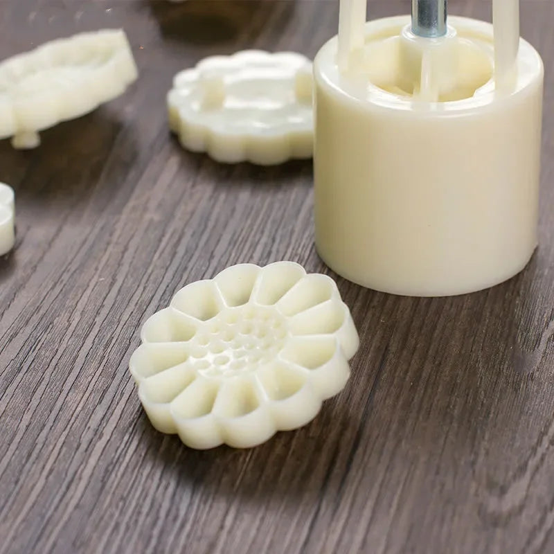 DIY Mooncake Mold Set – Hand Press Stamp for Baking Mooncake Baking Mold Axl