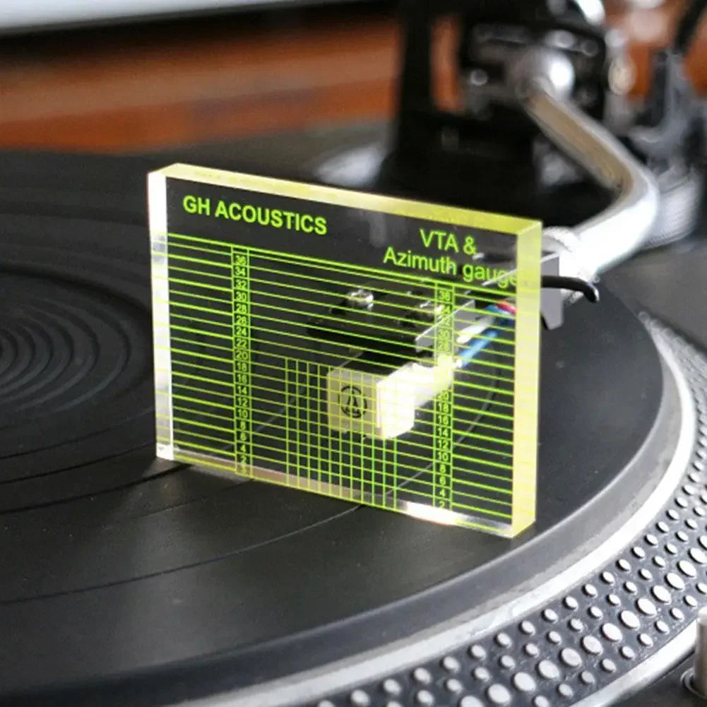 VTA & Azimuth Adjustment Ruler for Phono Tonearm Cartridge Turntable Alignment Tool Axl