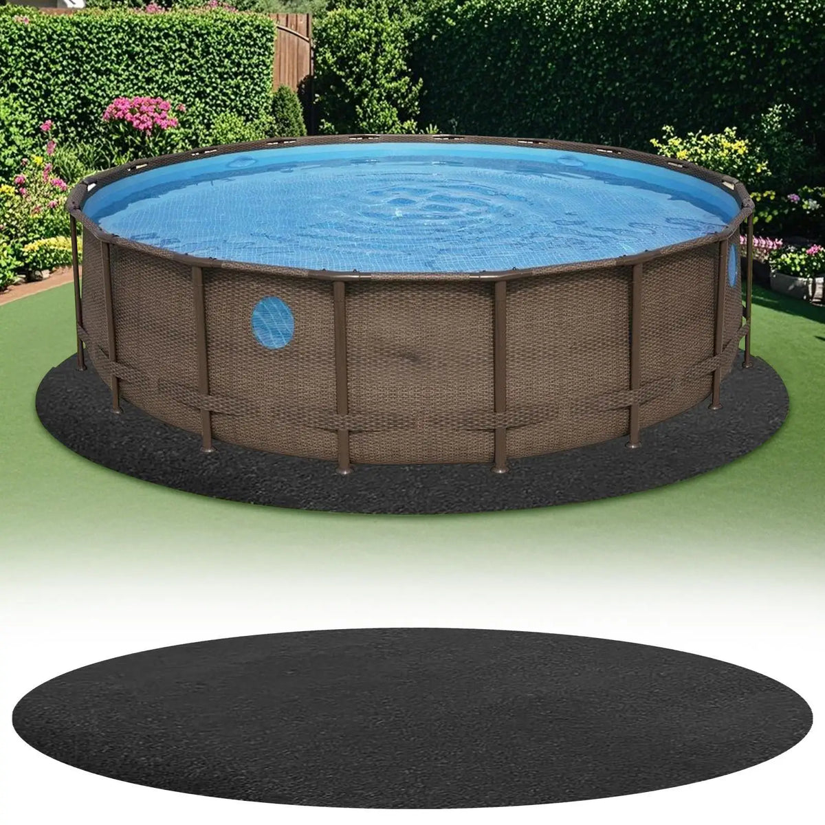 Heavy Duty Pool Liner Pad – Ground Protection Mat for Pools Pool Liner Pad Axl