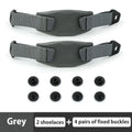 Adjustable EVA Heel Strap for Sandals & Garden Shoes – 2 Pack Shoe Heel Strap Axl grey