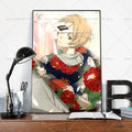Natsume's Book of Friends Anime Poster – Self-Adhesive Wall Art Anime Wall Poster Axl z7 10x15cm No Frame