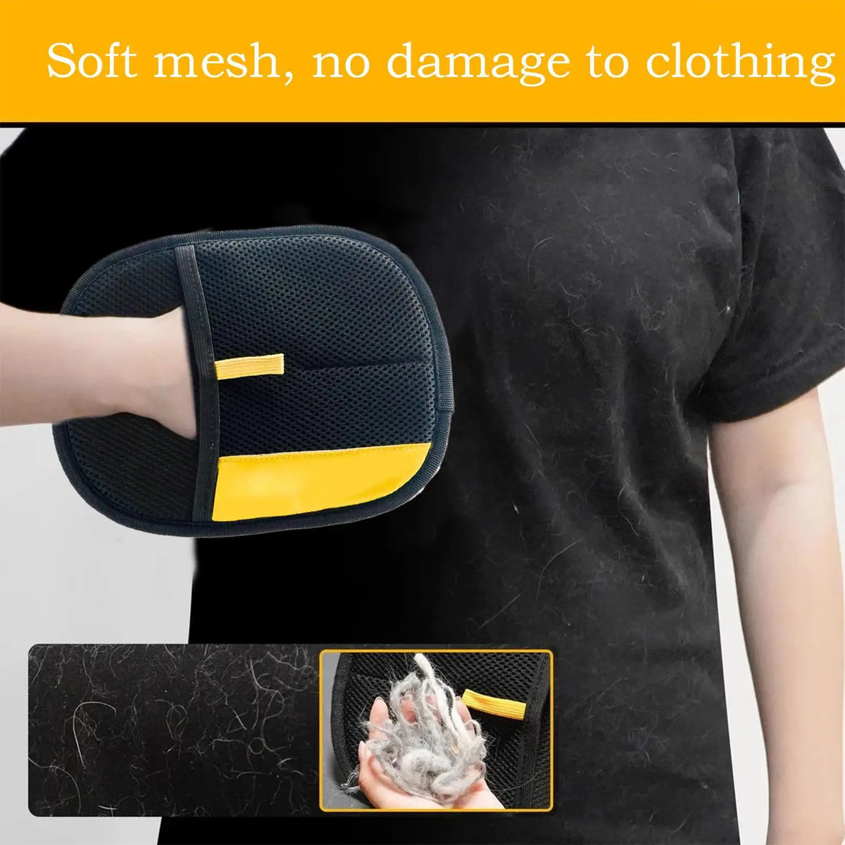 Pet Hair Removal Gloves – Reusable Dog & Cat Grooming Mitts Pet Grooming Gloves Axl
