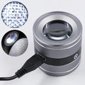 10X Jewelry Loupe with LED & UV Light | Optical Glass Magnifier Jewelry Loupe Axl 10X