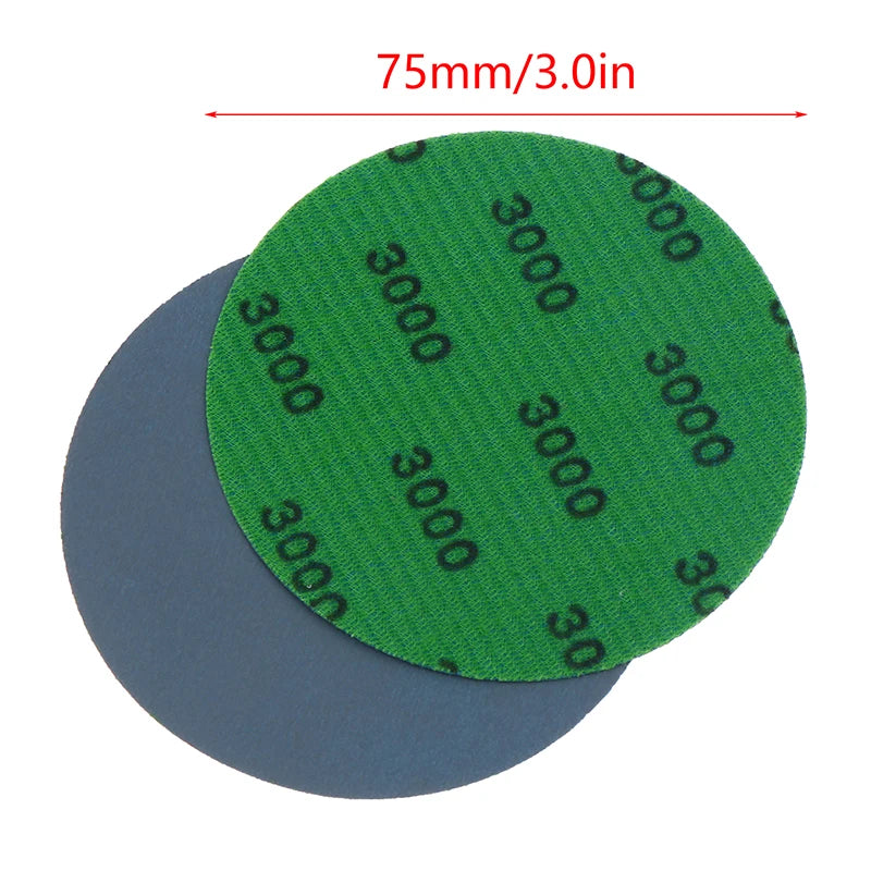 30Pcs 3-Inch Wet Dry Sanding Discs 800–3000 Grit Hook & Loop Sanding Discs Axl