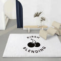 Eco-Friendly Flannel Floor Mat – Non-Slip Soft Indoor Rug Indoor Floor Rug Axl White1 60x90cm