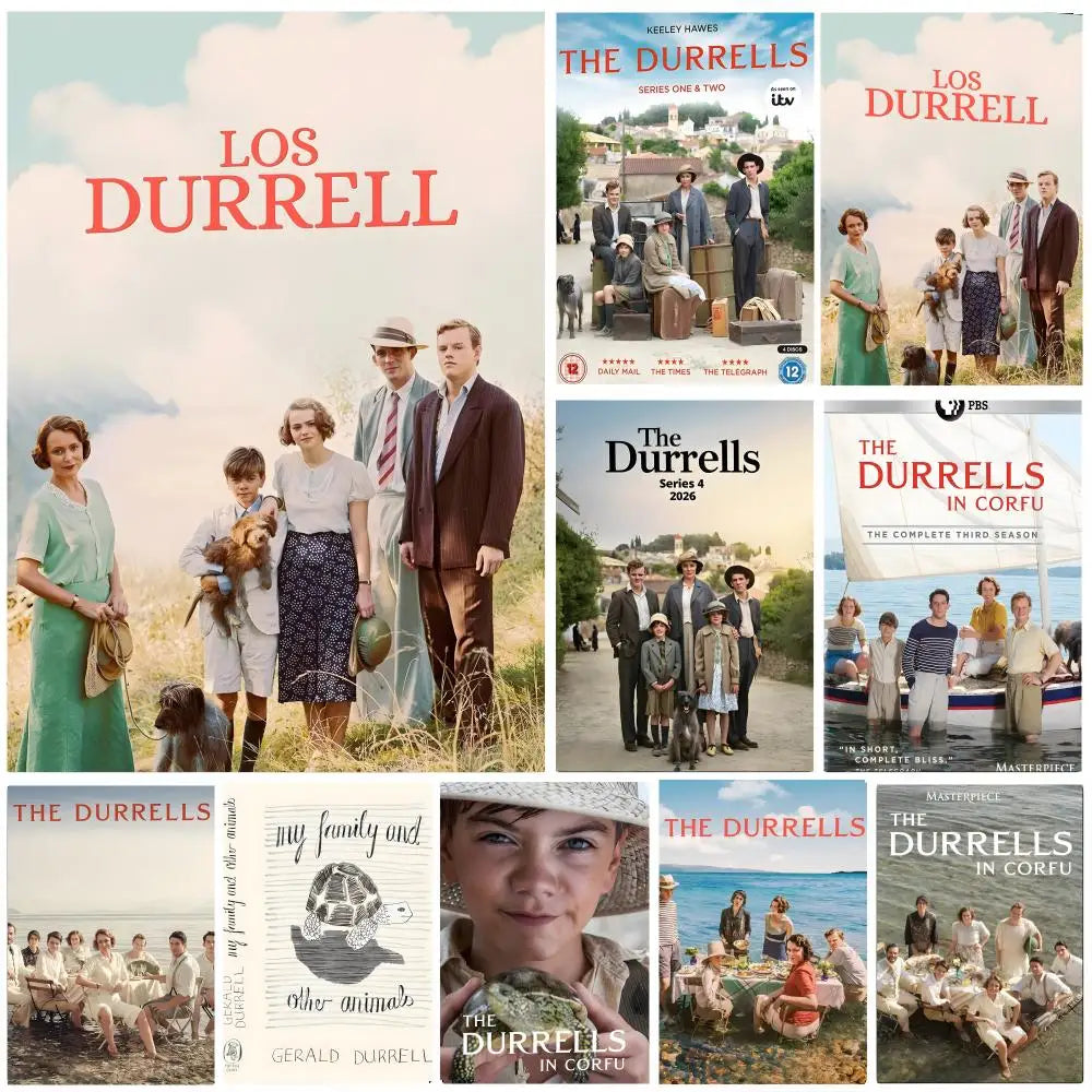 The Durrells TV Series HD Wall Poster – Home Decor Art Print Wall Art Poster Axl