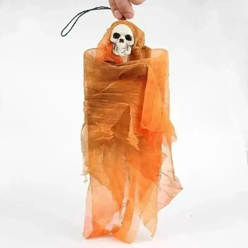 Halloween Hanging Ghost Skull Ornament – Haunted House Prop Halloween Hanging Ornament Axl C