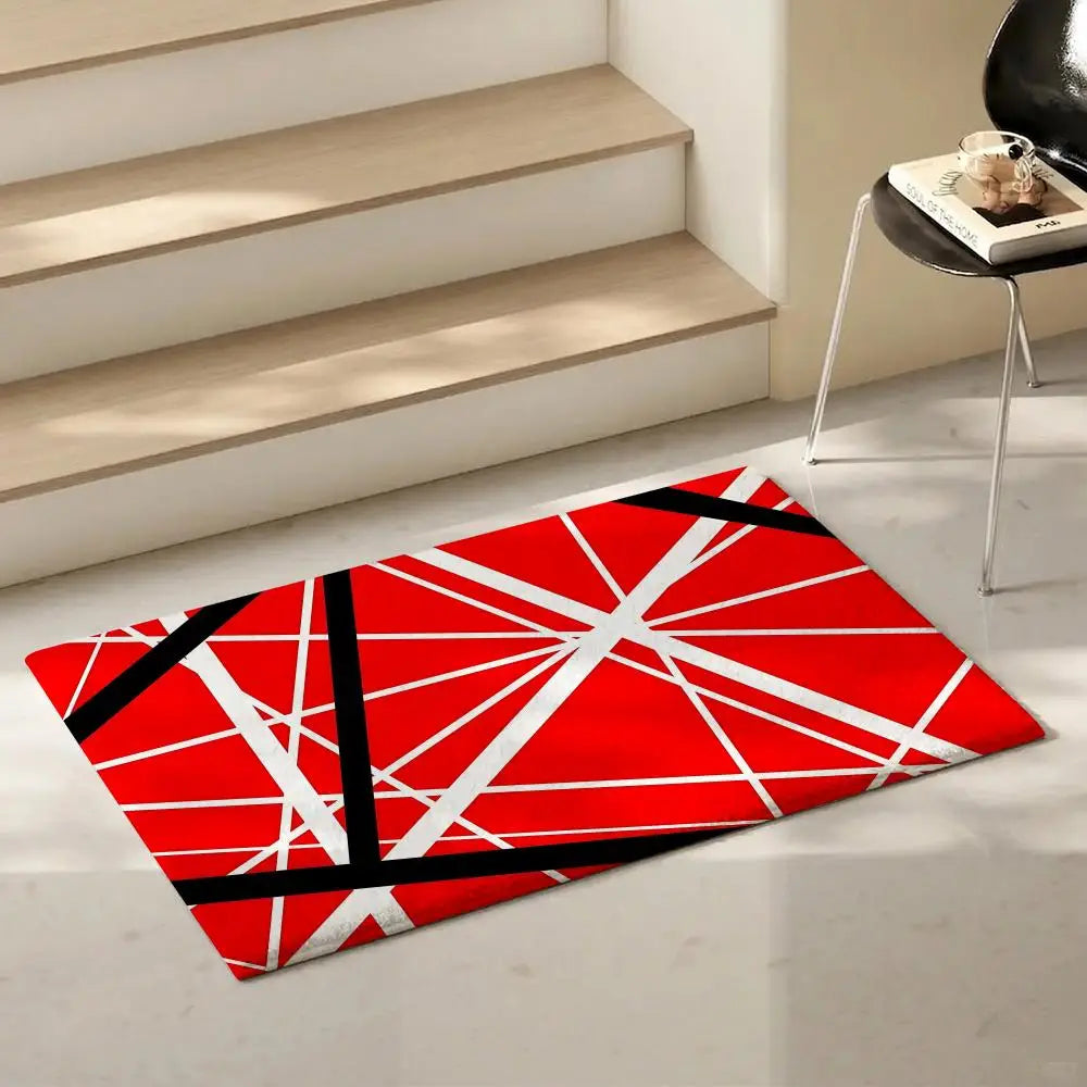Rock Band Flannel Floor Mat – Non-Slip Soft Plush Indoor Rug Flannel Floor Mat Axl