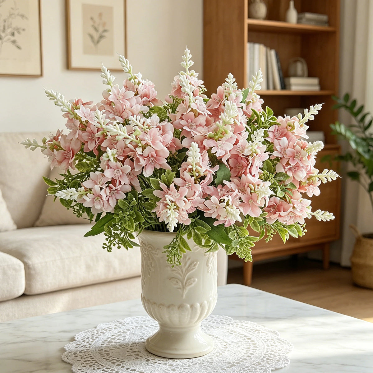 Silk Yucca Gloriosa Artificial Flower Bouquet | Wedding & Home Artificial Flower Bouquet Axl