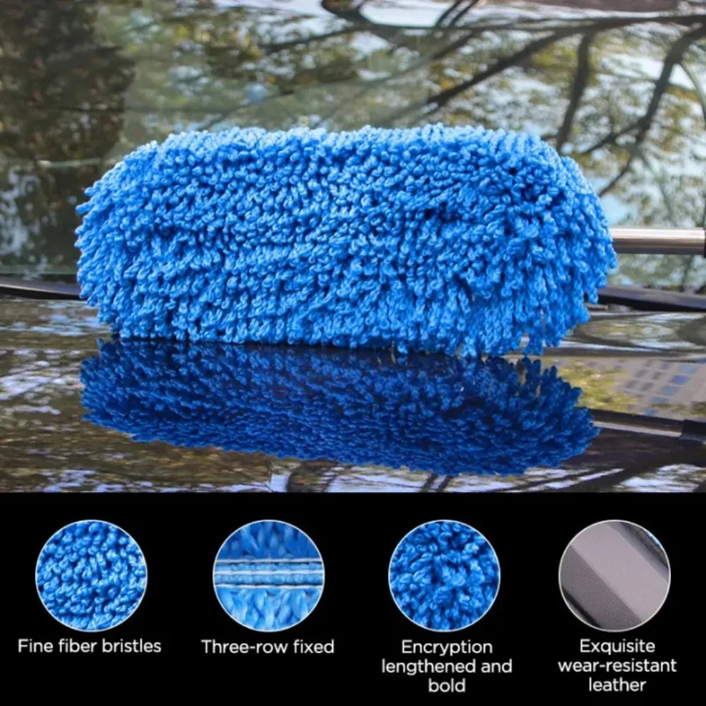 Retractable Microfiber Car Duster Wash Mop – Multi-Surface Car Cleaning Mop Axl