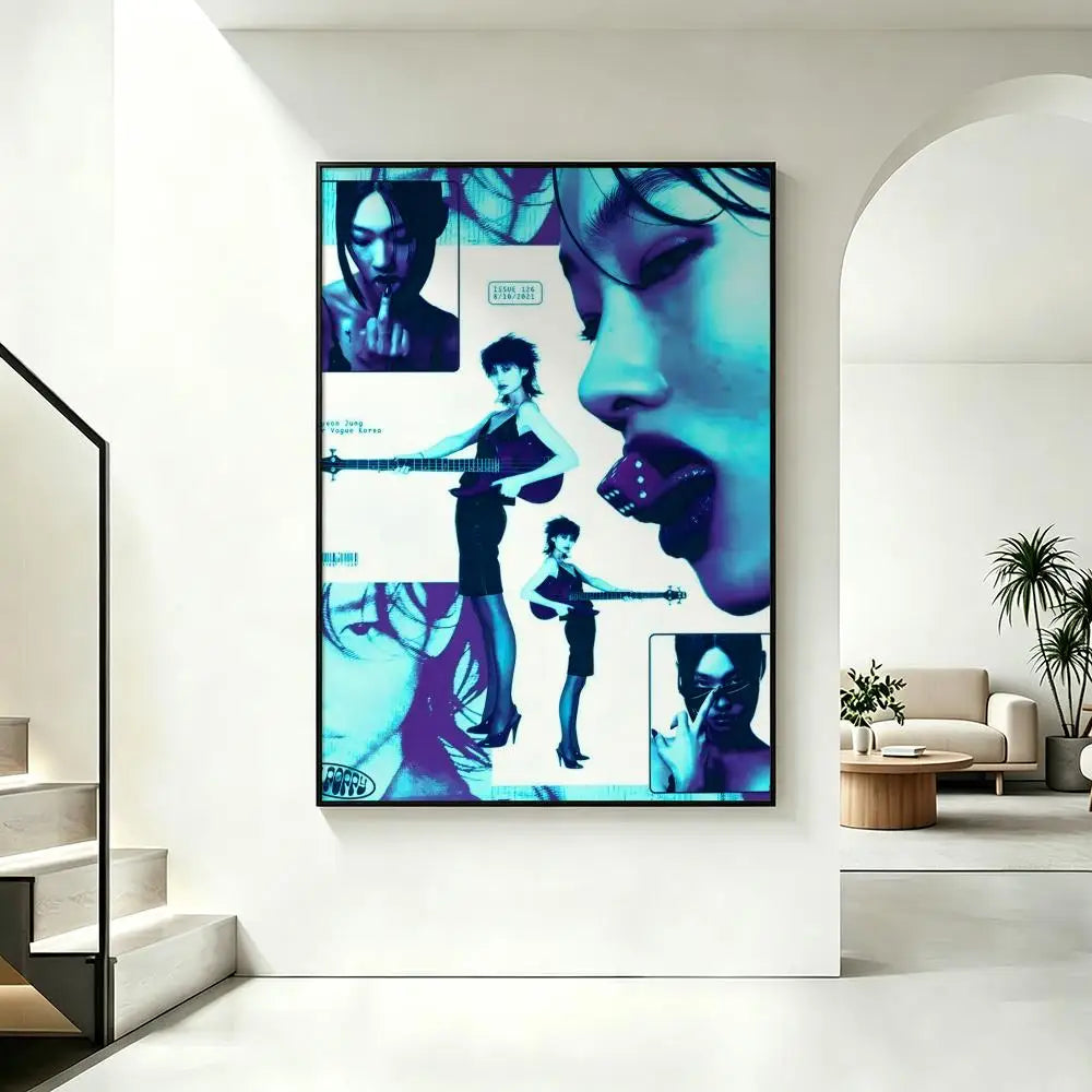 Jung Ho-yeon HD Art Poster | Waterproof Sticky Wall Decor Wall Art Poster Axl
