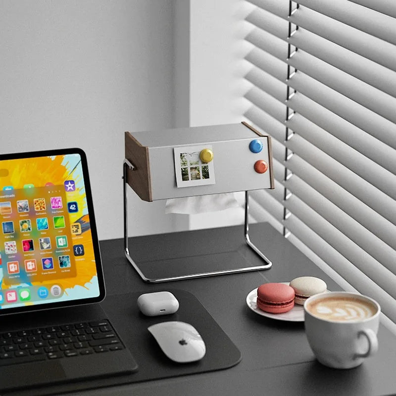 Luxury Stainless Steel Tissue Box | Elegant Napkin Holder Tissue Box Holder Axl