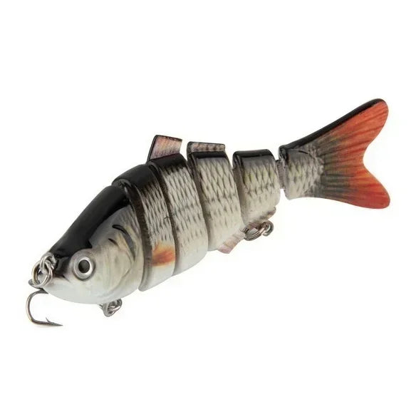 6-Section Soft Swim Fishing Lure 15g – Realistic Jointed Bait Soft Fishing Lure Axl A