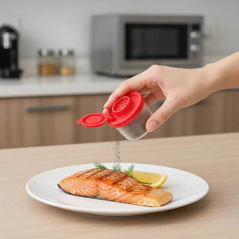Mini Travel Spice Shaker – BPA-Free Dustproof Seasoning Jar Spice Shaker Axl