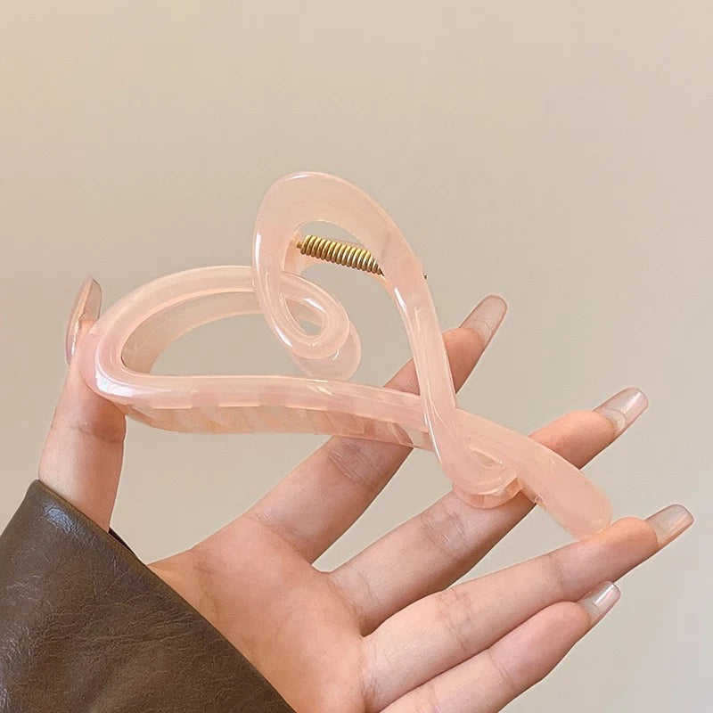 Heart Hair Claw Clip – Trendy Luxury Hair Accessory for Women Hair Claw Clip Axl