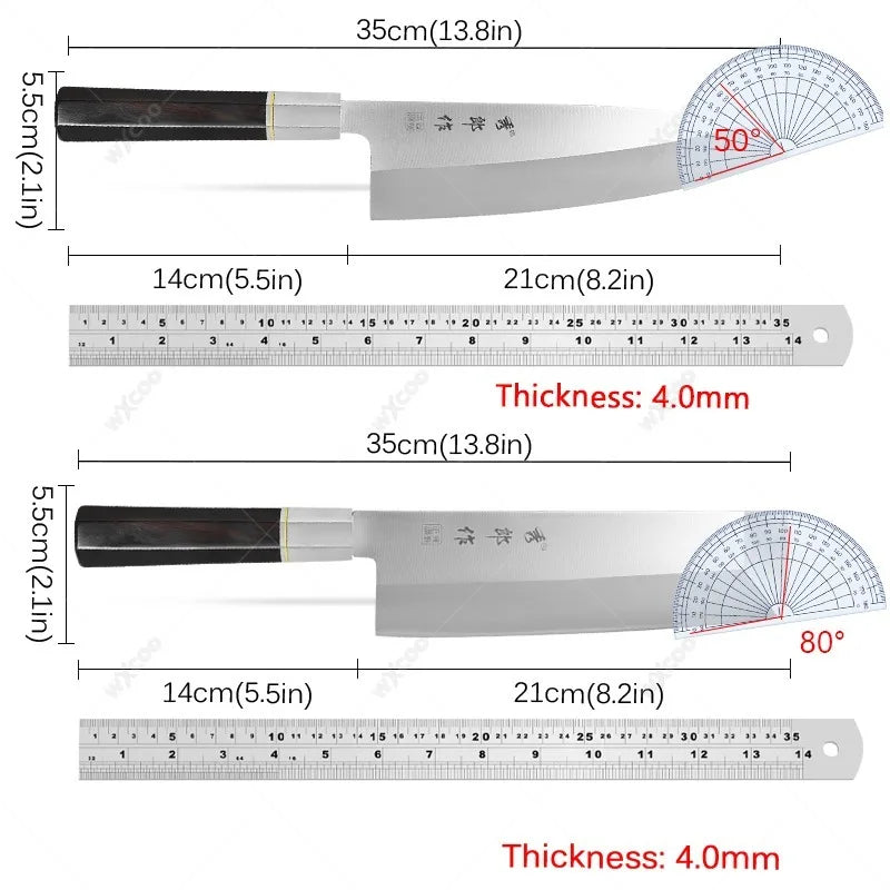 WXCOO Fish Filleting Knife – Sashimi & Sushi Stainless Steel Fish Filleting Knife Axl