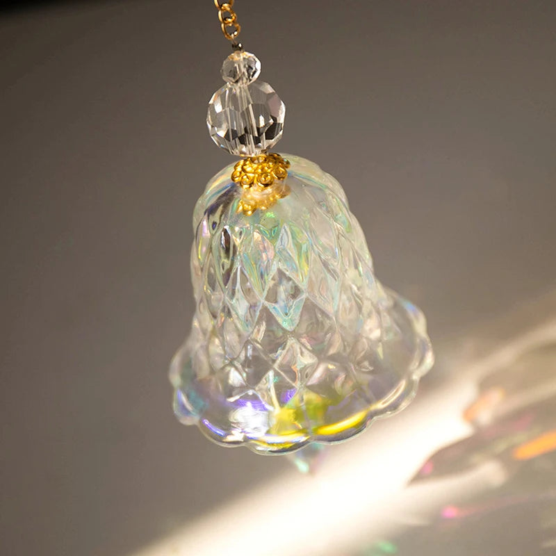 Crystal Rainbow Suncatcher Wind Chime – Glass Prism Decor Hanging Suncatcher Axl