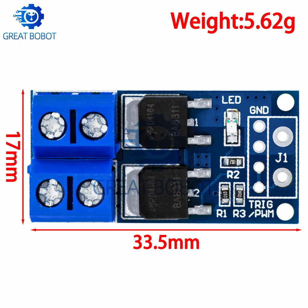MOSFET Trigger Switch Drive Module – PWM Regulator 15A 400W PWM Switch Module Axl