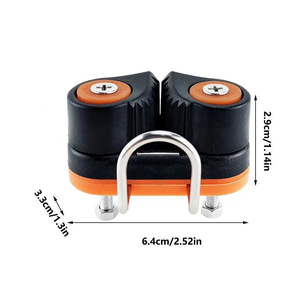 Cam Cleat Rope Clamp – Quick Release Kayak Cable Fastener Rope Cam Cleat Axl 64x29x33mm