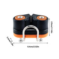 Cam Cleat Rope Clamp – Quick Release Kayak Cable Fastener Rope Cam Cleat Axl 64x29x33mm