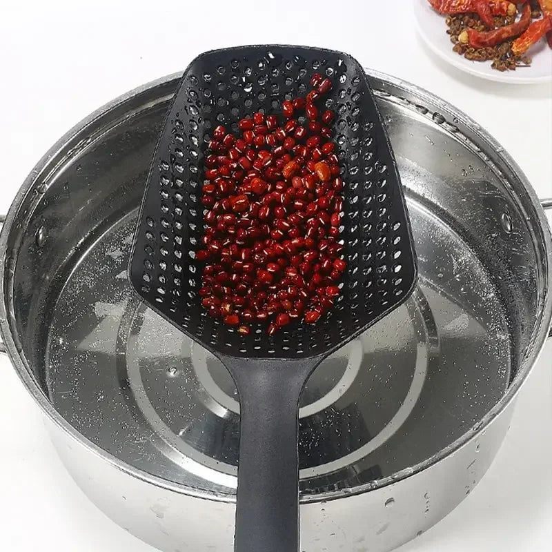 Large Kitchen Strainer Funnel with Spatula – Food & Water Filter Kitchen Strainer Funnel Axl