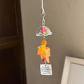 Resin Jasmine Wind Chime Pendant – Chinese Style Bag Charm Resin Bag Charm Axl A1