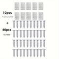 Flat Fixed-Angle Shelf Support Brackets with Screws – Silvery Shelf Support Brackets Axl silvery
