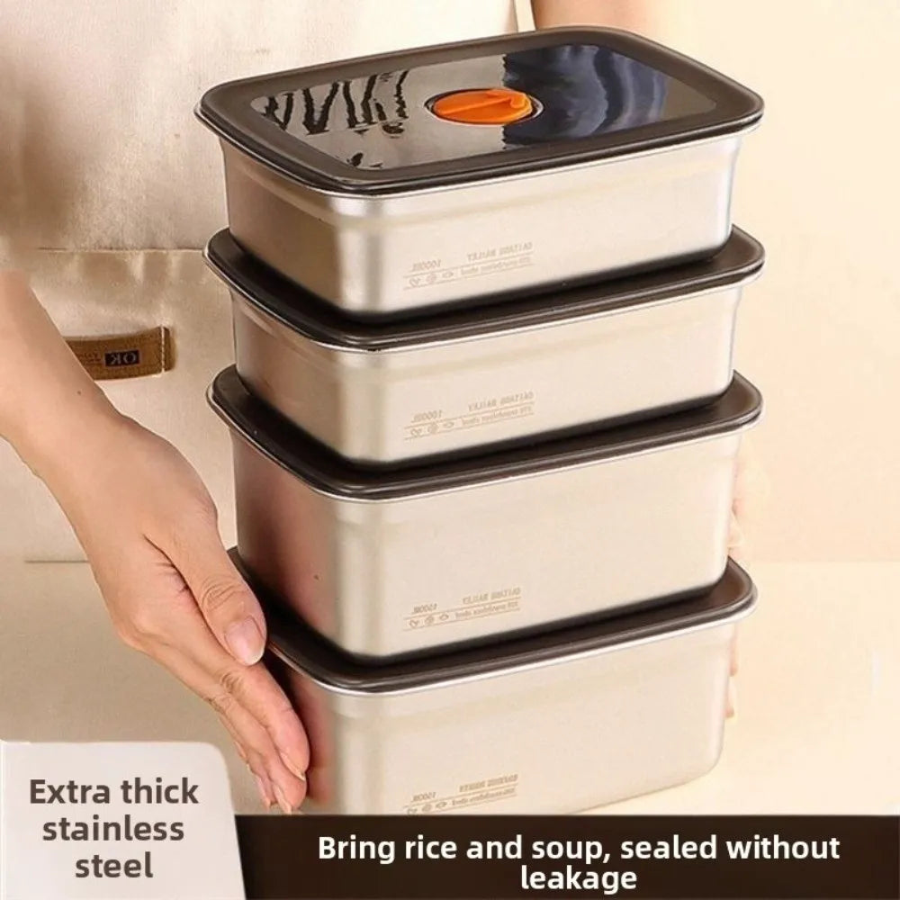 Stainless Steel Leak-Proof Bento Lunch Box – 3 Sizes Bento Lunch Box Axl