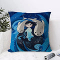 Song of the Sea Linen Cushion Cover | Hidden Zipper Pillowcase Decorative Cushion Cover Axl White1 30X30cm