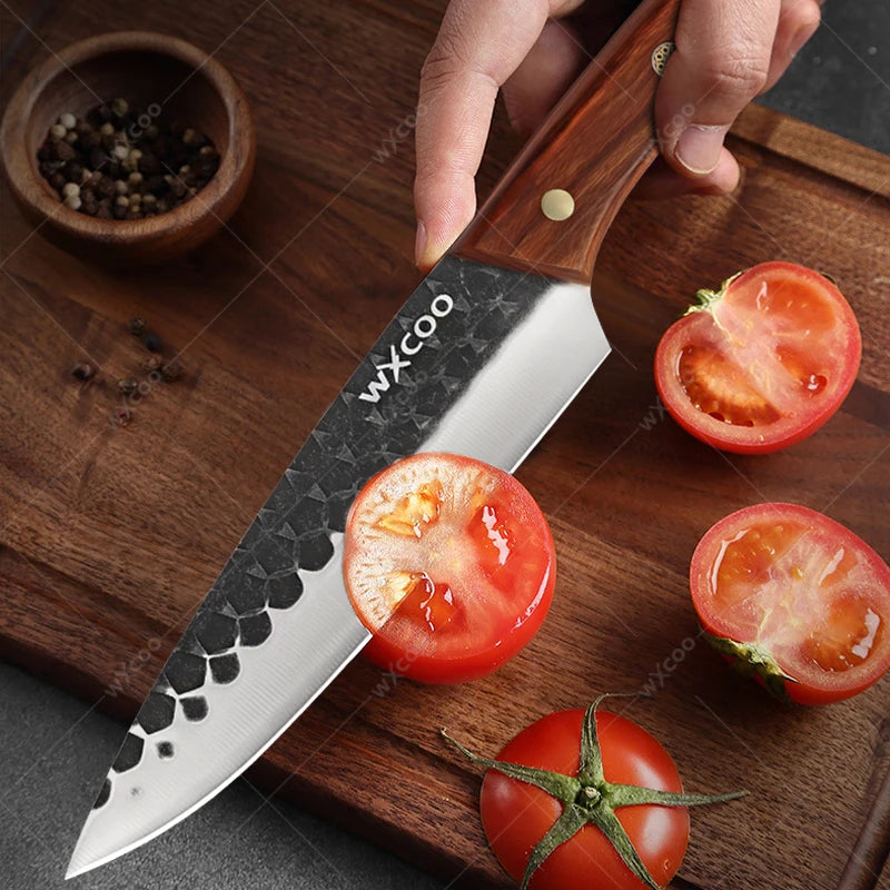 WXCOO Chef Knife Set 1-4PCS | Forged Stainless Steel Knives Kitchen Knife Set Axl