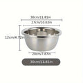 KEMORELA Large Stainless Steel Dog Bowls – Food & Water Dishes Stainless Steel Dog Bowl Axl 30cm