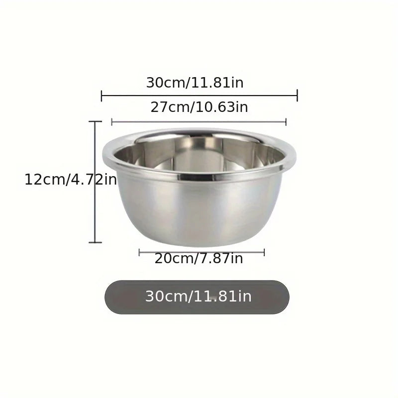 KEMORELA Large Stainless Steel Dog Bowls – Food & Water Dishes Stainless Steel Dog Bowl Axl 30cm