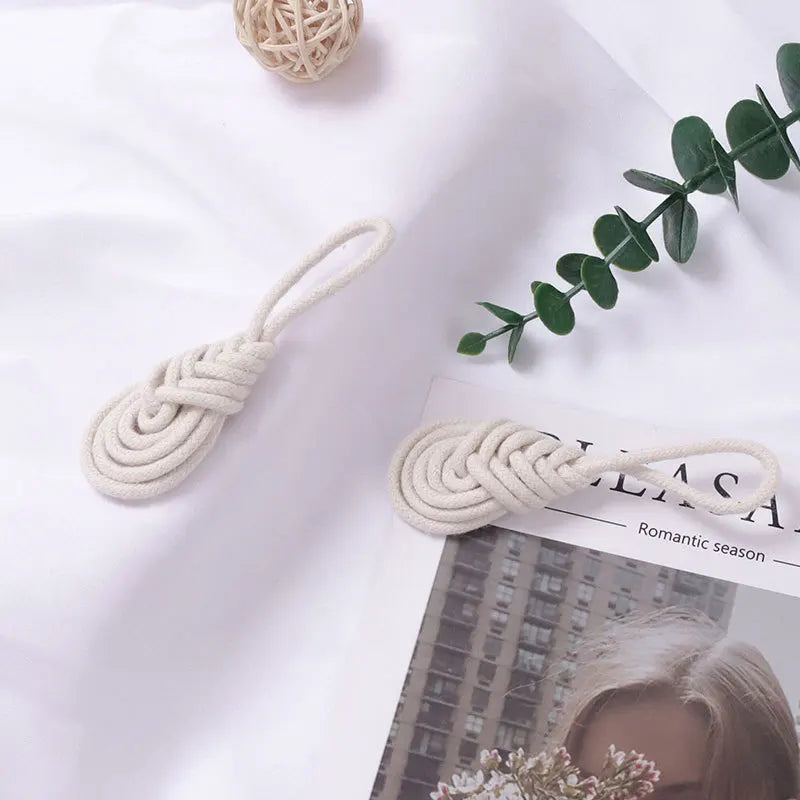 Cotton Rope Napkin Rings – Handmade European Table Decor (4 Pcs) Napkin Rings Axl 1pcs
