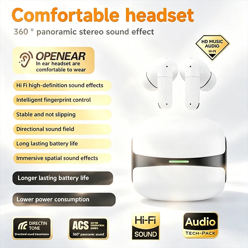 Wireless ANC In-Ear Earbuds with Charging Case | HiFi Stereo Wireless Earbuds Axl