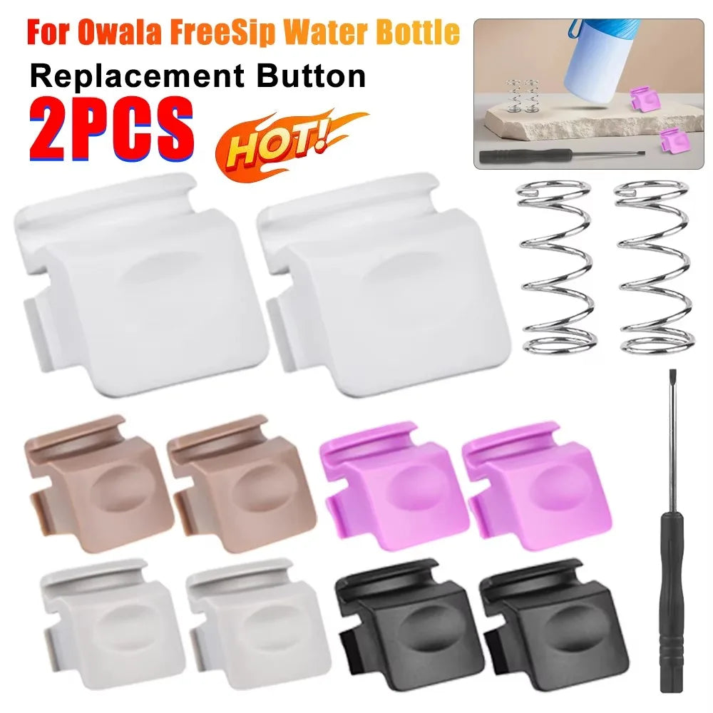 2-Pack Replacement Button Switch for FreeSip Water Bottle Lid Bottle Lid Replacement Axl