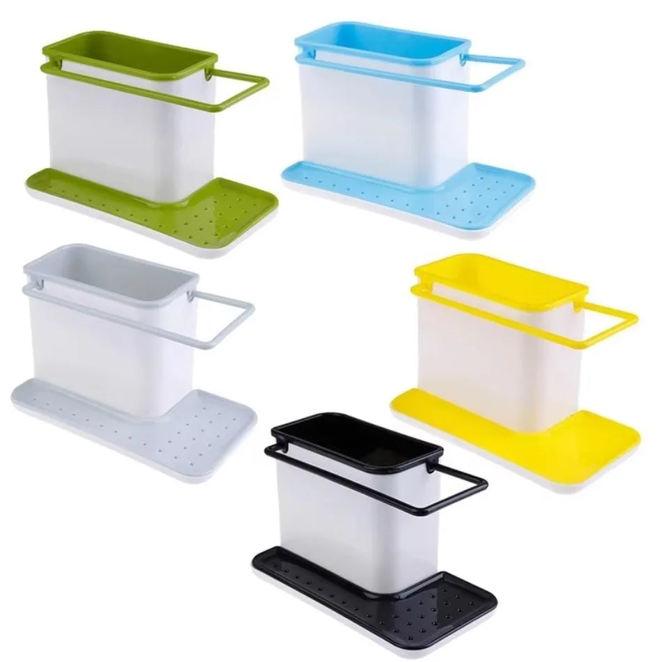 Kitchen Sink Shelf Organizer – Drip Rack & Storage Holder Kitchen Sink Organizer Axl