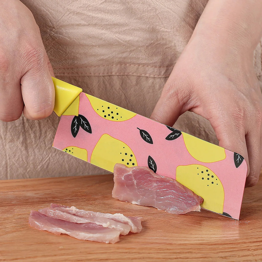 3-Piece Colorful Stainless Steel Kitchen Knife Set Kitchen Knife Set Axl