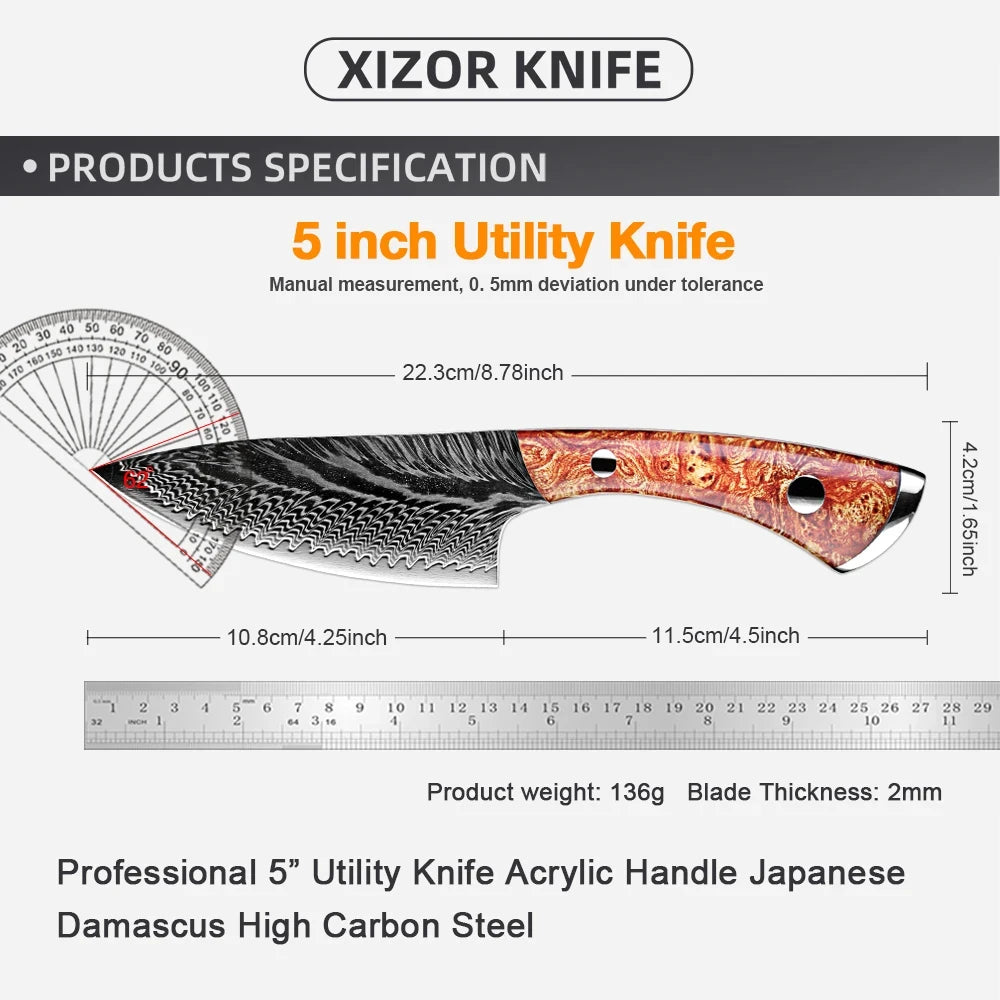 Japanese Chef's Knife VG MAX Steel – Professional Kitchen Slicer Chef's Kitchen Knife Axl